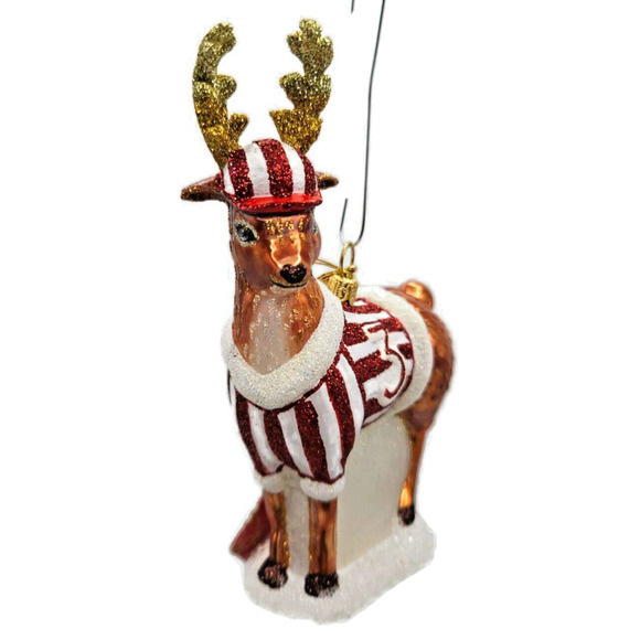 Juliska Country Estate Reindeer Games Donner the Reindeer Christmas Ornament - Picture 1 of 11